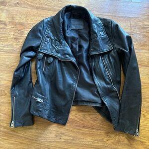 AllSaints leather jacket. Size 4